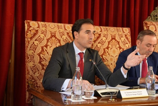 Guzmán Gómez, portavoz del PP en la Diputación y alcalde de Medina del Campo // Fuente: Grupo Provincial Popular